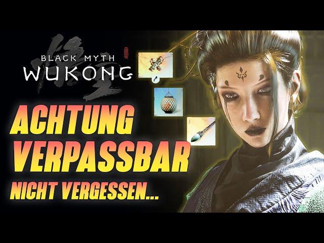 Verpass das nicht in Black Myth Wukong - Über 15 wichtige Dinge - Rüstung Zauber Items - Tipps News