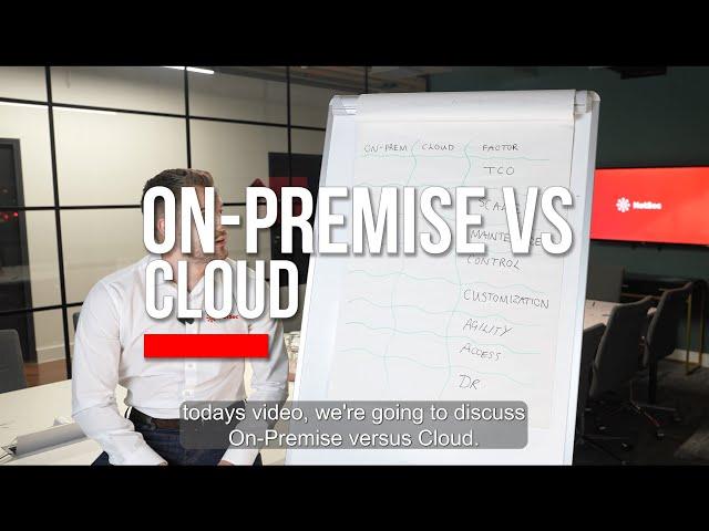 On Premise vs Cloud Infrastructure - Things to consider | NetSec