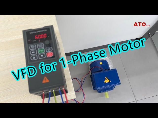 Single phase VFD for single phase motor