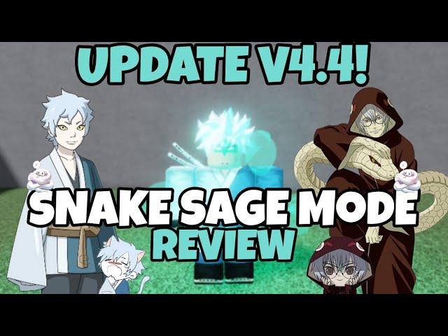 ninja tycoon snake sage mode review update v4.4 Roblox ninja tycoon #roblox