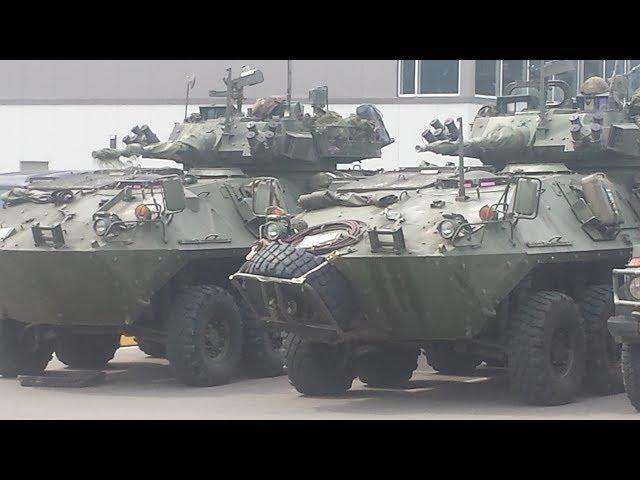 Armed Forces Arrive in Williams Lake ,BC Wild Fire