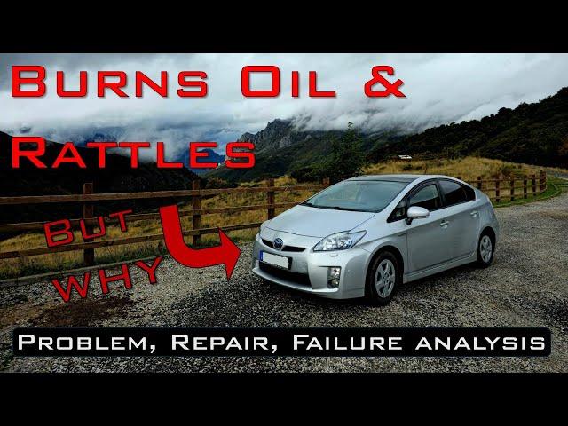 Prius rattle and oil burning fix on a Prius 3 1.8l.  EGR Valve and Cooler + PCV Valve Change.