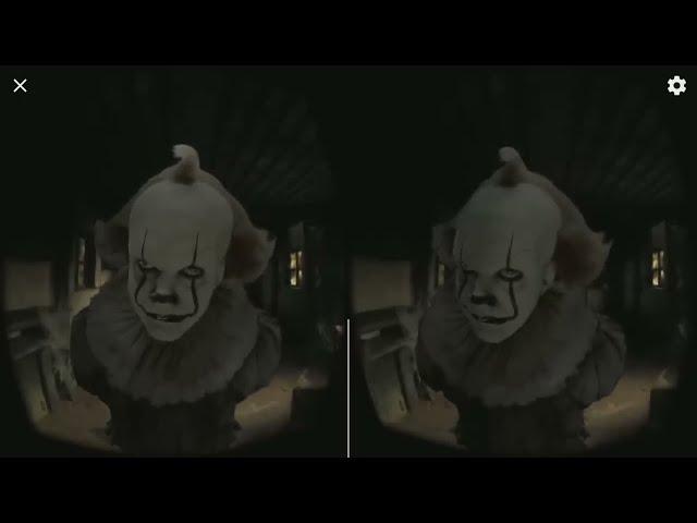 Escape Pennywise VR Google Cardboard 3D SBS Virtual Reality Video