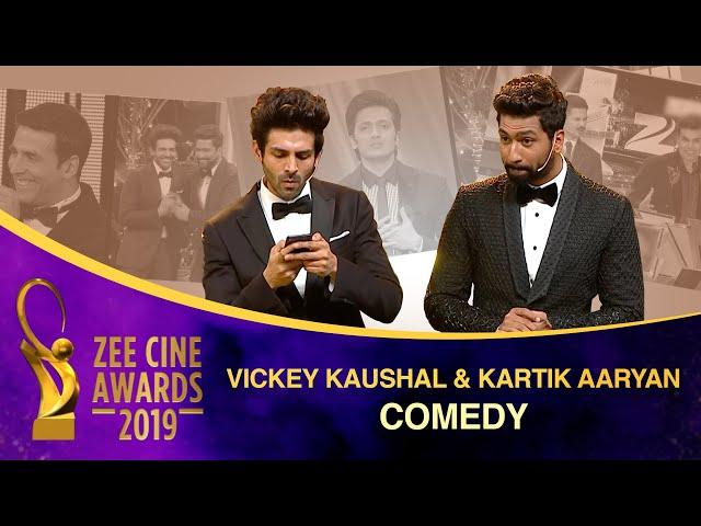 Saif loves Kartik Aaryan & Vicky Kaushal | Hilarious Hosts | Zee Cine Awards 2019