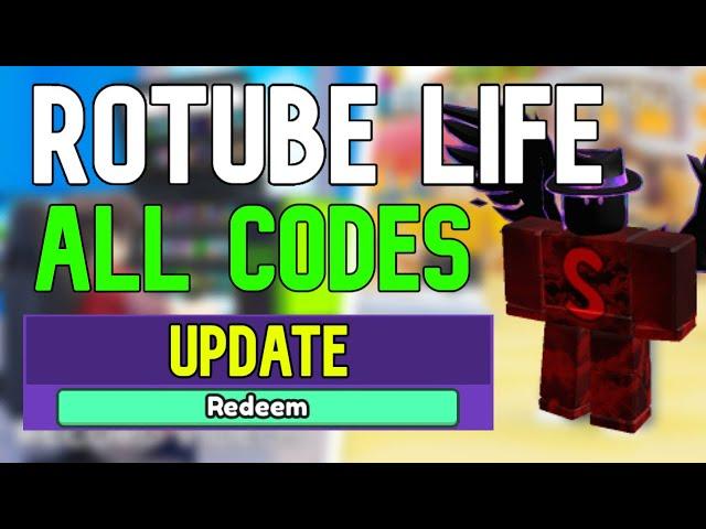 ALL RoTube Life CODES | Roblox RoTube Life Codes (May 2023)