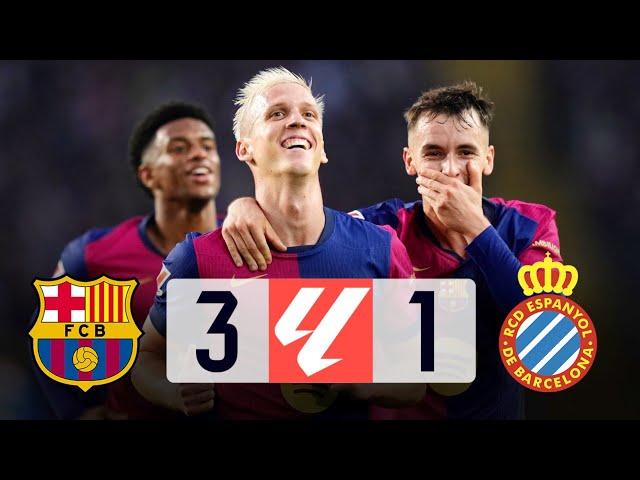 Barcelona vs Espanyol [3-1], La Liga 2024/25 - MATCH REVIEW