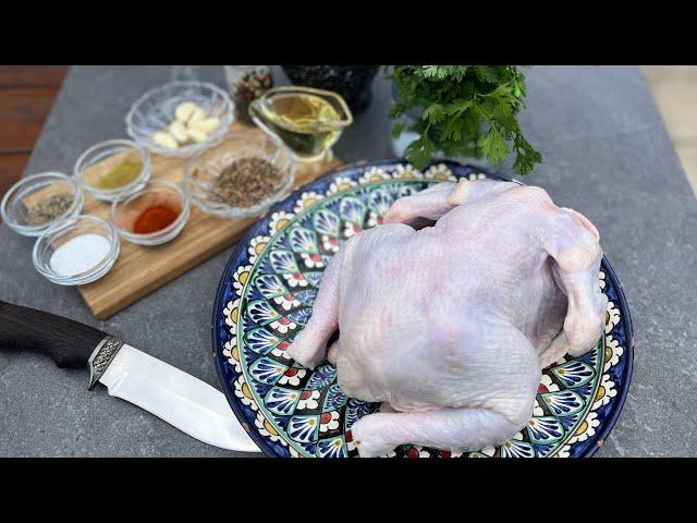 КУРИЦА ПО-АДЖАРСКИ В КАЗАНЕ НА КОСТРЕ Рецепт курицы которой невозможно испортить.