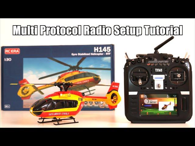 Basic Multi Protocol Radio Setup Tutorial for the RC ERA C190 H145 Helicopter