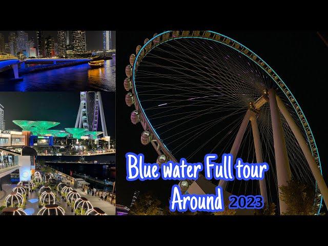 [4k]Blue Water Island Dubai Full Tour 2023 | Ain Dubai | Full walking Tour with me