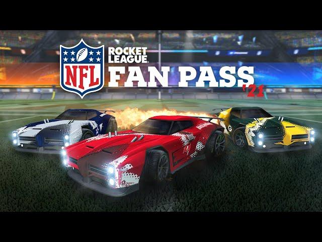 Rocket League 2021 NFL Fan Pass Trailer