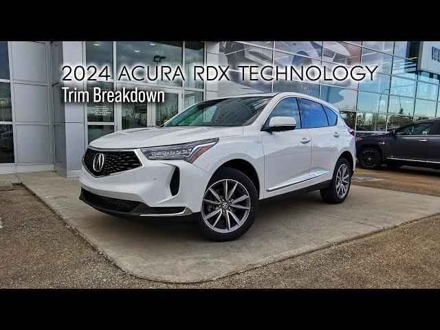 2024 Acura RDX Technology | TRIM BREAKDOWN | West Side Acura in Edmonton Alberta