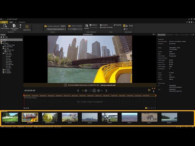 proDAD Mercalli v6 - Edit multiple video clips with batch process