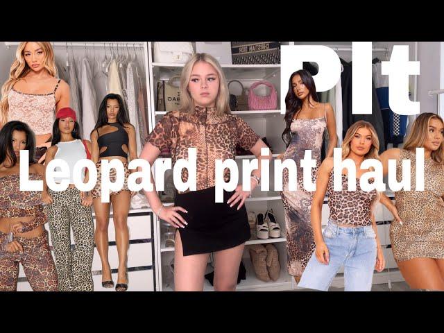 PLT Leopard print haul | try on