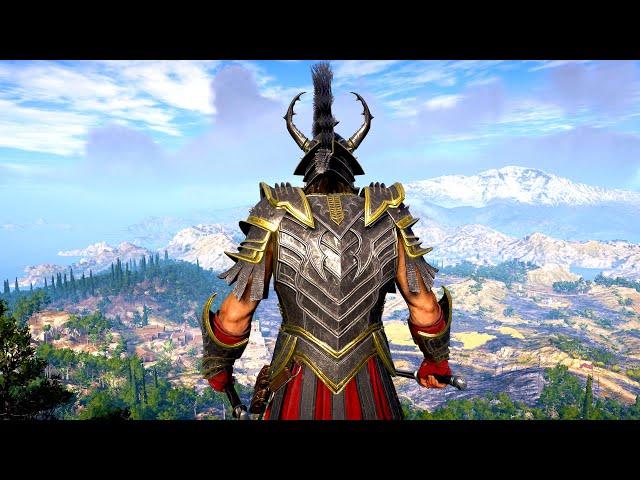 Assassin's Creed Odyssey - Legendary Trojan Warrior Brutal Kills, Intense Combat & Naval War