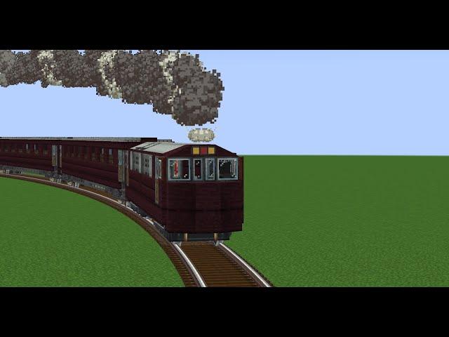 How to build a Simple Danish DSB MY diesel locomotive | Minecraft Create turtorial