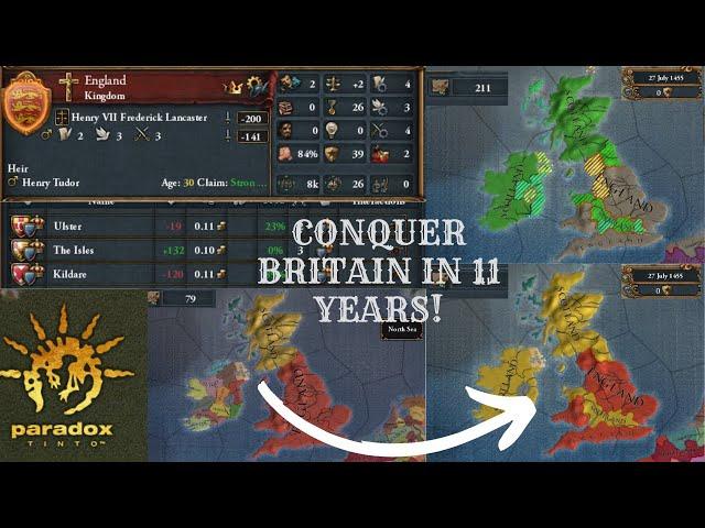 CONQUER BRITAIN IN 11 YEARS!   How to play as Scotland? EU4 Guide Gameplay #eu4 #europauniversalis