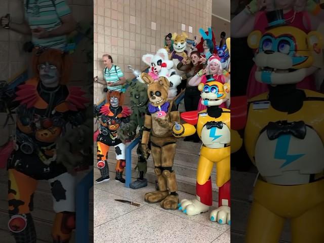 How about this group of Five Nights at Freddy’s cosplays at Tampa Bay Comic Con! #fnaf