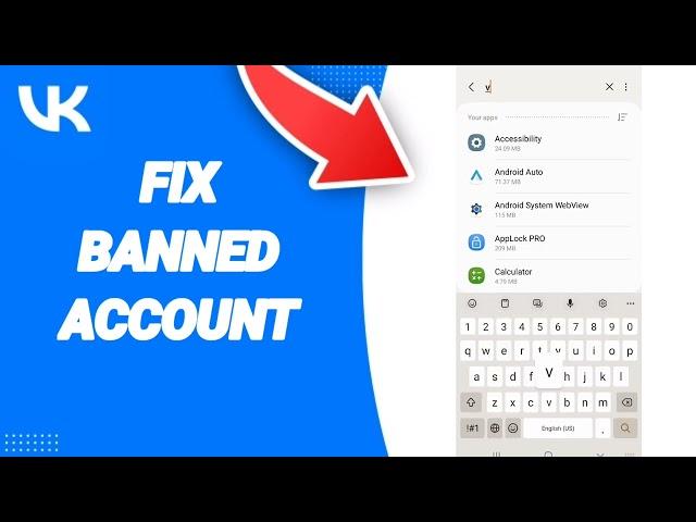 How To Fix Banned Account On VK App