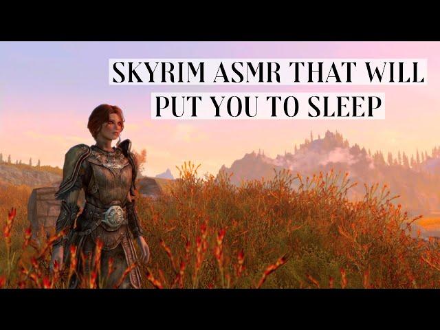 Skyrim ASMR  Whispering SUPER CLOSE in Your Ears  Facts About Skyrim