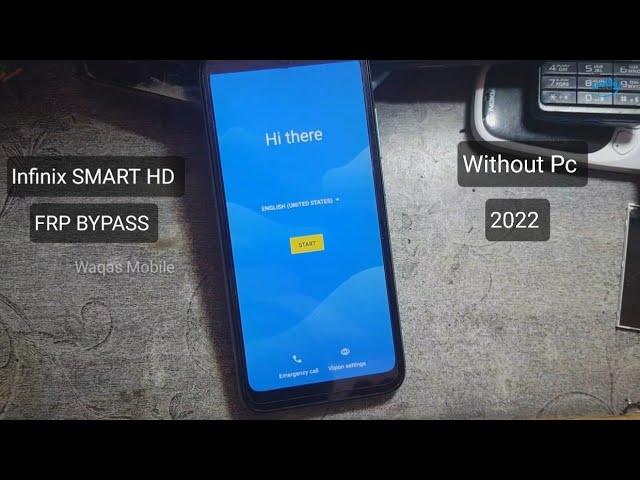 Infinix SMART HD x612B FRP BYPASS Without Pc 2022 Infinix SMART HD Google Lock Bypass Waqas Mobile