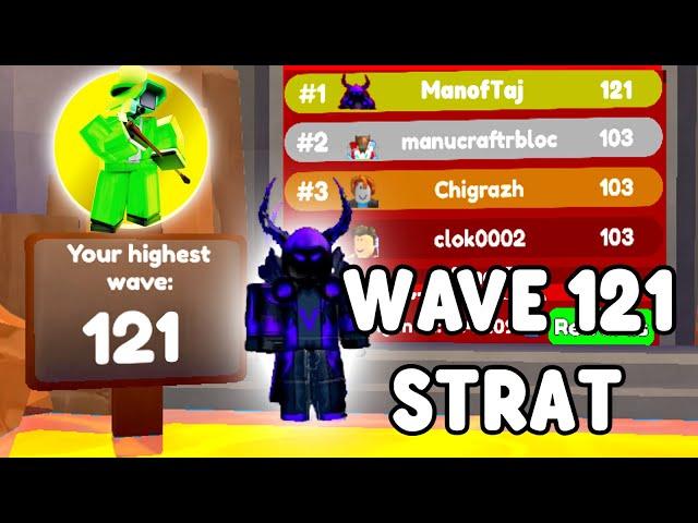 WAVE 121 STRAT FOR ENDLESS LEADERBOARD (Toilet Tower Defense)