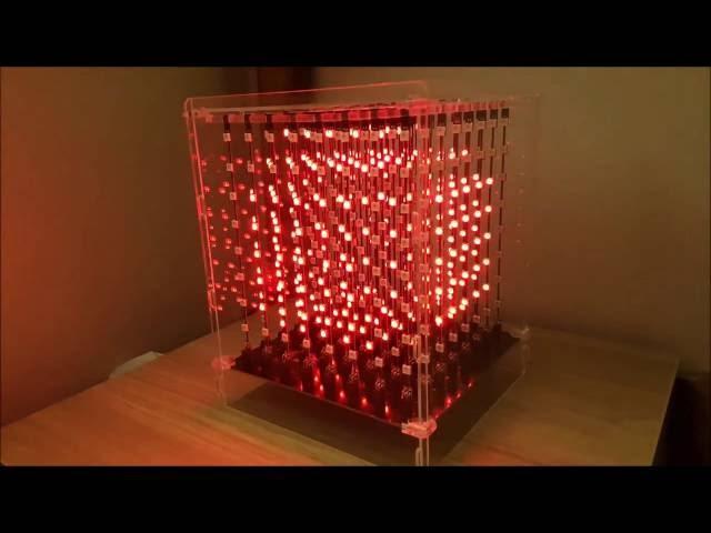 WS2812b 8X8 led cube