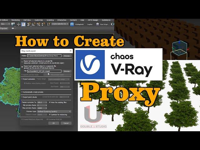 How to Create VRAY Proxy | 3ds Max