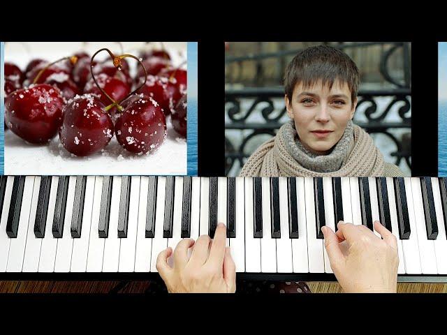 Мелодия из к\ф Зимняя вишня Дашкевич Winter Cherries на Пианино Для Начинающих