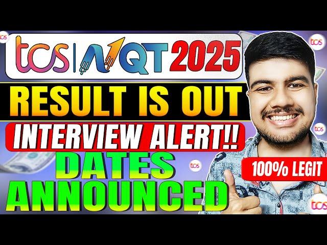 TCS NQT 2025 Results OUT! Interview Dates Announced – Don’t Miss This!