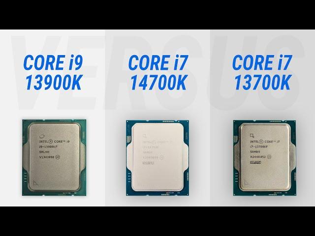 Core i7-14700K vs Core i7-13700K vs Core i9-13900K w/ RTX 4090: Test in 8 games