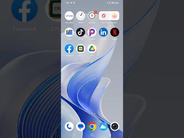 vivo V40 Screen recording