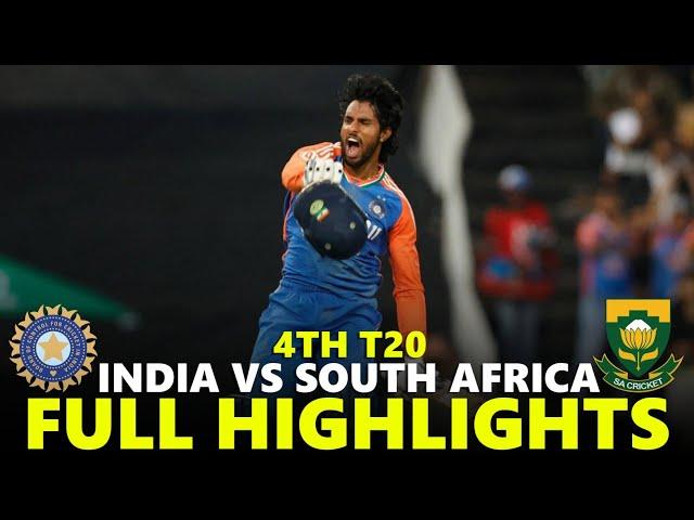 India vs South Africa Full Highlights 4th T20 2024 | IND VS SA