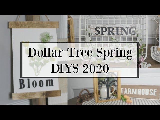 DOLLAR TREE SPRING DIYS 2020 | SPRING DECOR IDEAS