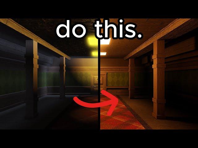 how to improve lighting in 4 minutes - obby creator