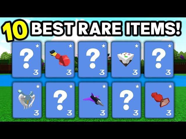 10 FAVORITE RARE ITEMS!! | Build a boat for Treasure ROBLOX