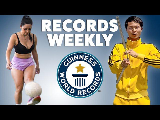 Football Superstars and Nunchuck Masters | Records Weekly - Guinness World Records