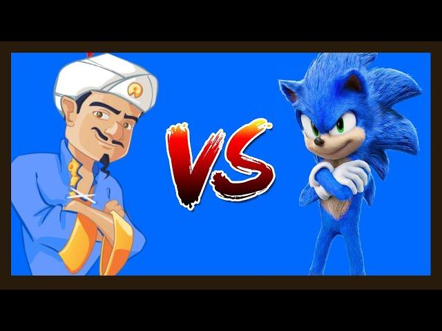 Sajid Plays Akinator VS Sonic The Hedgehog characters!!!!