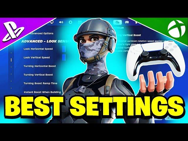 NEW BEST Controller SETTINGS + Sensitivity on PS4 (Fortnite Tutorial)