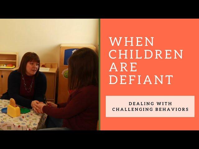 When Children are Defiant | Addressing Children's Challenging Behaviors (feat. Tracy Schreifels)