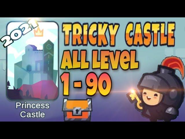 Tricky Castle ALL Levels 1 - 90 | Princess Castle Solution | Walkthrough