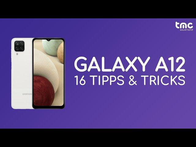 Samsung Galaxy A12  - 16 Tipps und Tricks - Deutsch