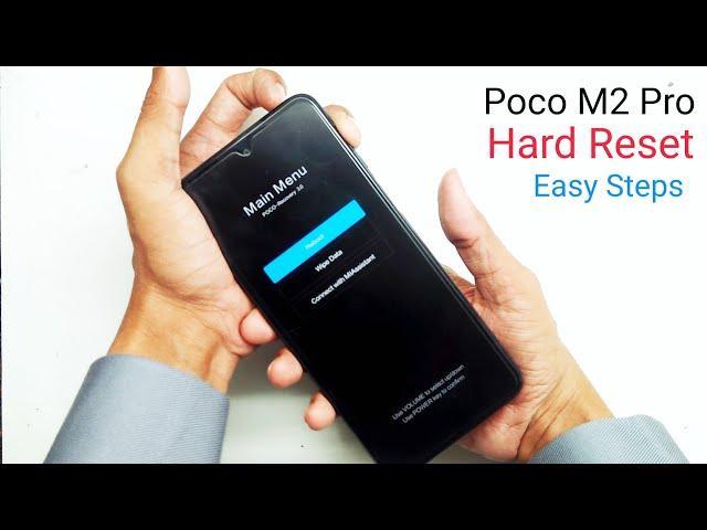 Poco M2 Pro Hard Reset || Pattern Unlock / How to Reset Poco M2 Pro