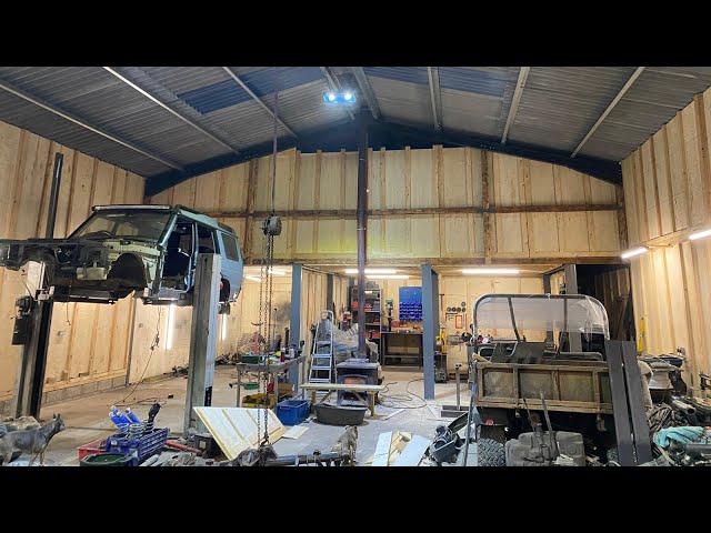 Part 1 Land Rover Discovery 2 Td5 new Maer Galvanised Chassis replacement and body rebuild