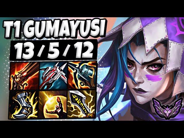 T1 Gumayusi Jinx vs Corki [ ADC ] Korea Master Patch 14.24 