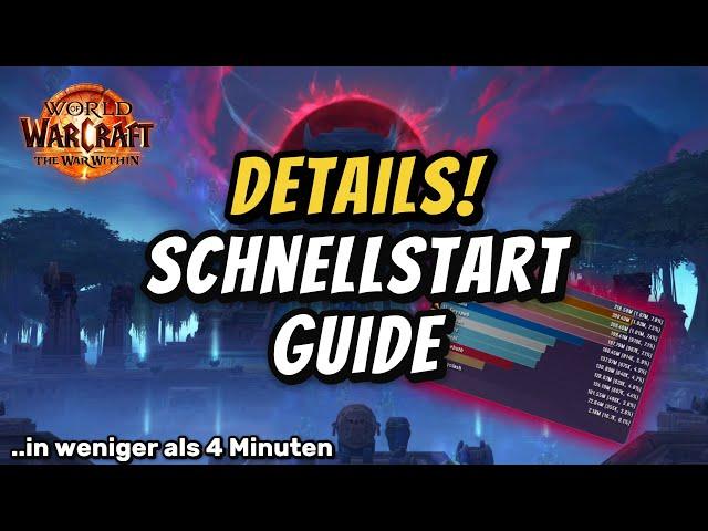 Details! Damage Meters Schnellstart Guide | WoW: The War Within