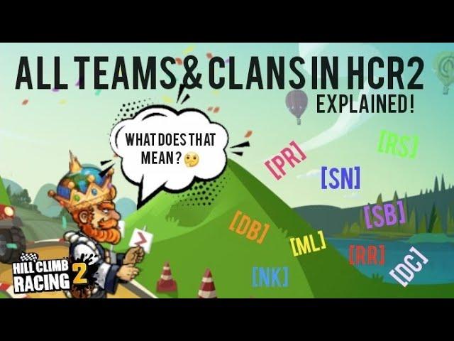 Some useful info about CLANS in HCR2 ! 