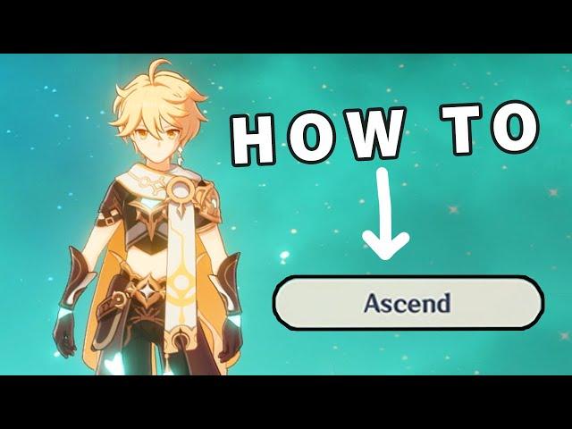 How to ASCEND and Increase your LEVEL Cap ► Genshin Impact