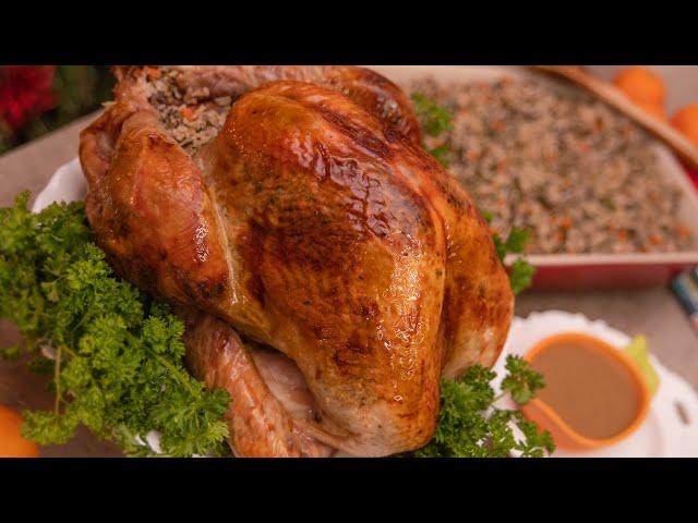 The best ROAST TURKEY recipe | how to cook thanksgiving or christmas turkey | ENGLISH subtitles