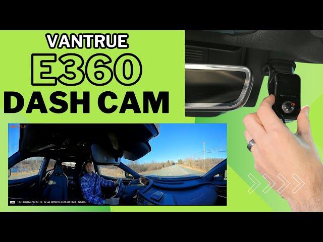 Vantrue E360 - 360 Degree Field of View Dash Camera - Install and Demo - 2024 Subaru Solterra