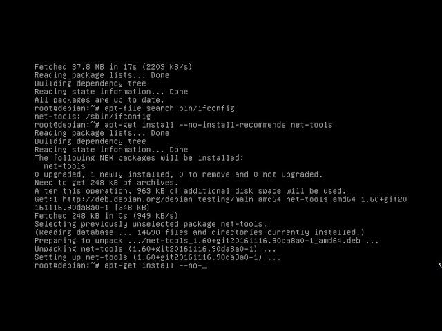 Installing minimal debian linux installation using debootstrap and chroot helper script